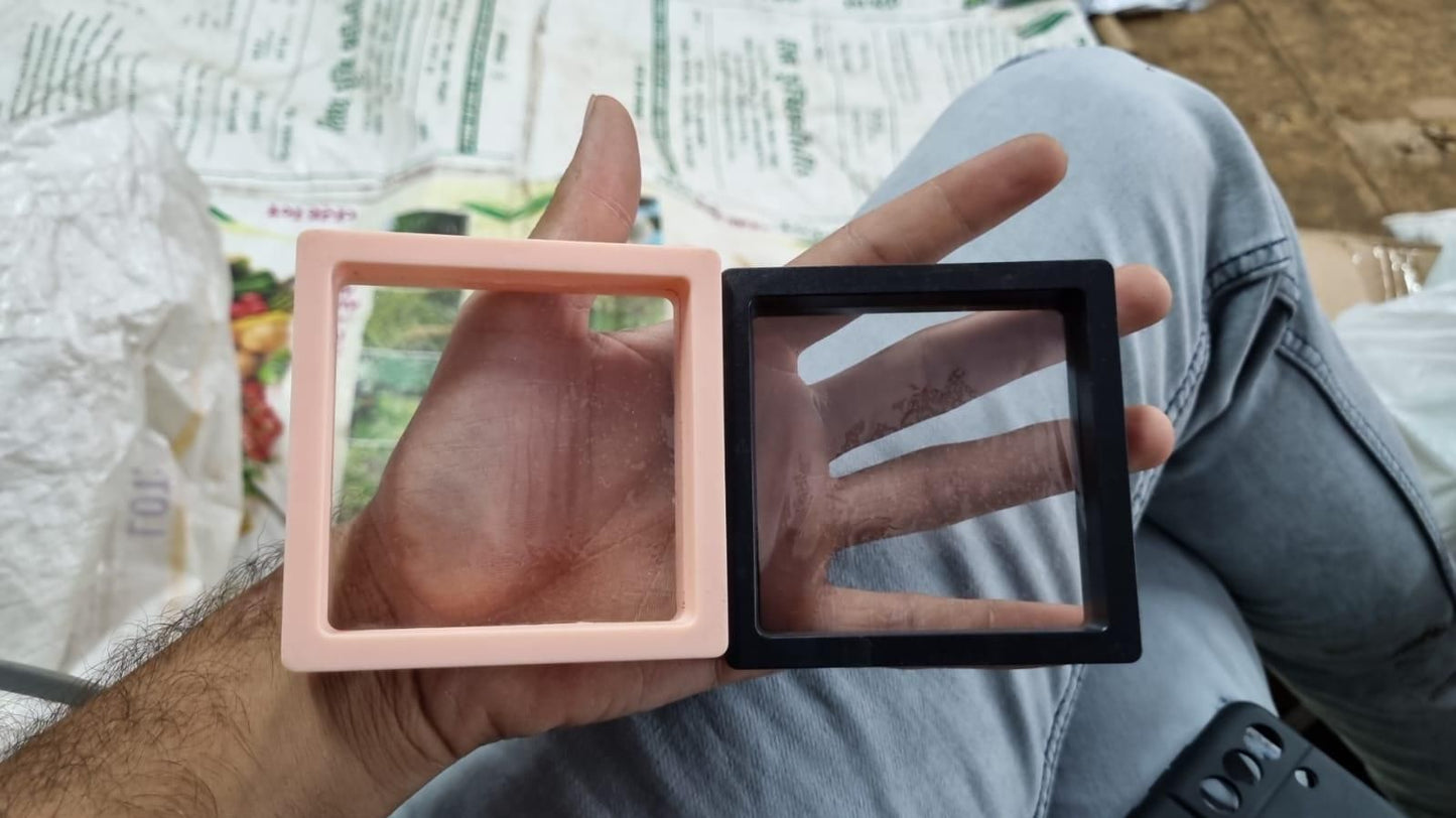 3D floating display Frame Case Jewellery Organizer (2pc)